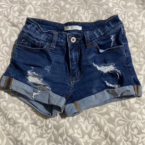 KanCan Blue Jean Shorts